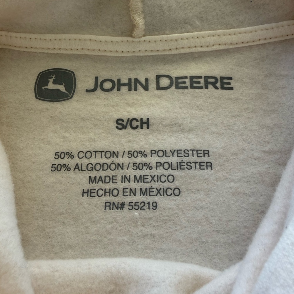 John Deere Men's Off-White Sweater - Picture 2 of 7